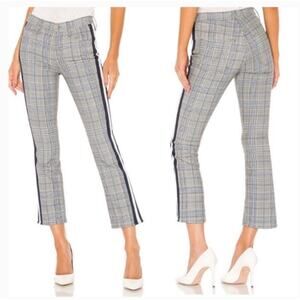 MOTHER The Insider Ankle Plaid Trouser Jean  Pant Size 26